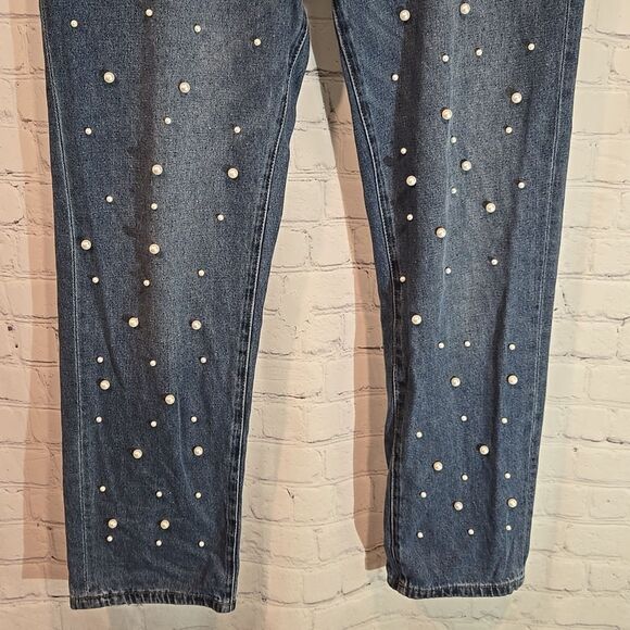 Ashley Mason Premium pearl front jeans size 13 - Picture 3 of 10